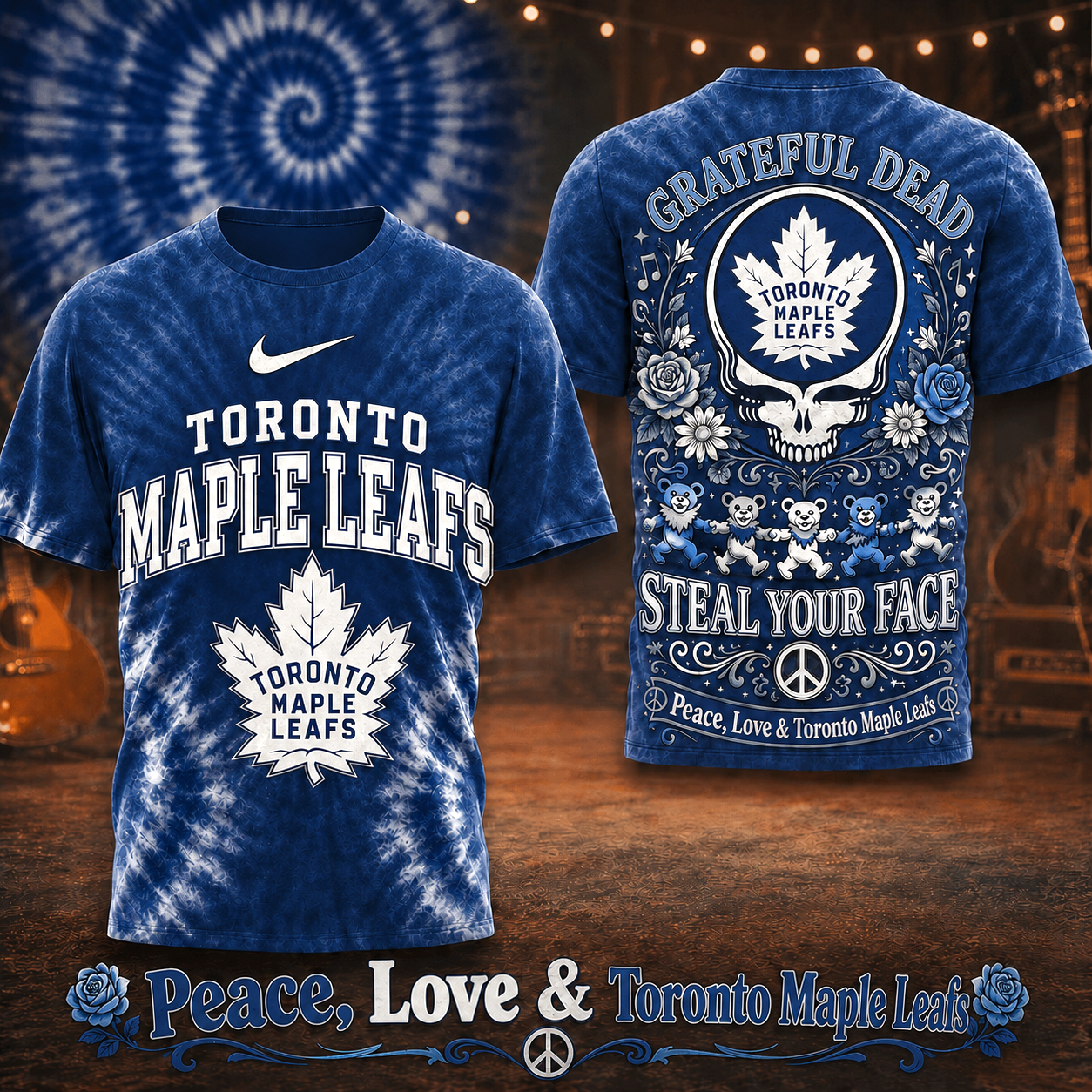 Premium NHL TML Peace Love Greateful T-shirt V6 NMD CTKT