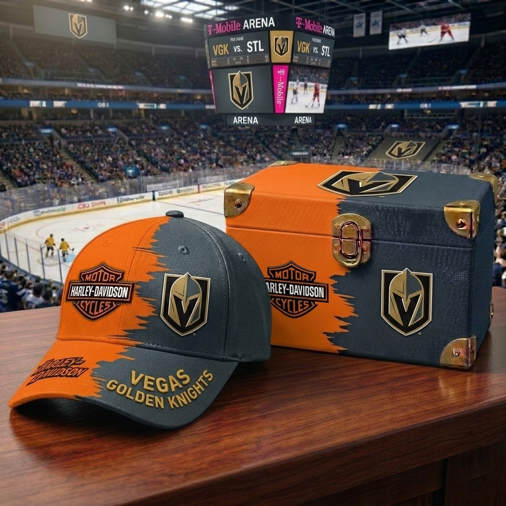 Premium NHL VGK Harley-Davidson Classic Cap V37 NMD CTKT