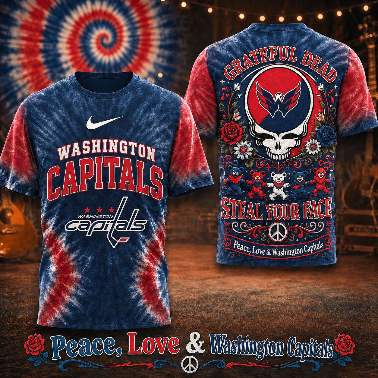 Premium NHL WC Peace Love Greateful T-shirt V6 NMD CTKT