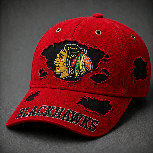 Premium NHL x CHI Scratch Pattern Cap DATND TANTD 260526