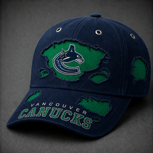 Premium NHL x VAN Scratch Pattern Cap DATND TANTD 260526