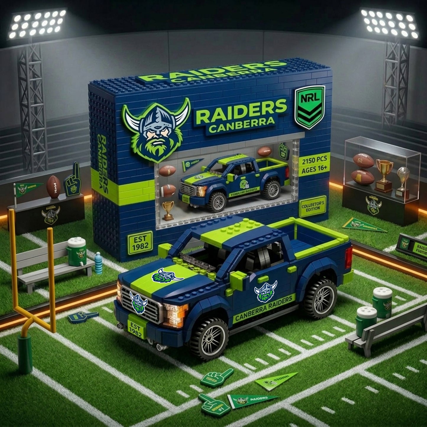 Premium NRL Signature Series x CR 5D Brick-Build Racing Truck NDT NHM 040526