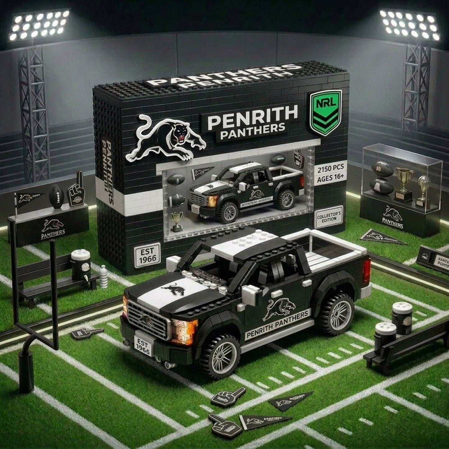 Premium NRL Signature Series x PP 5D Brick-Build Racing Truck NDT NHM 040526