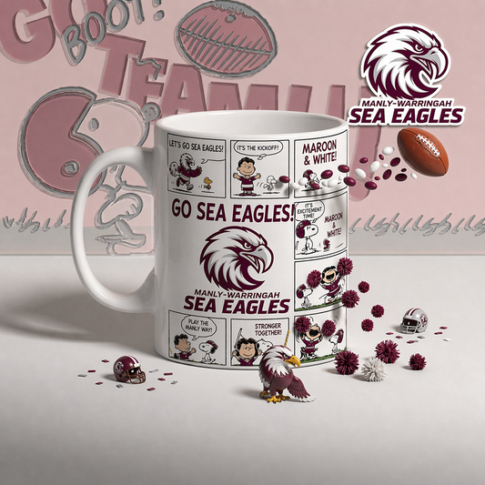 Premium NRL  x MSE Peanuts Comic Mug NDT LVH 200426