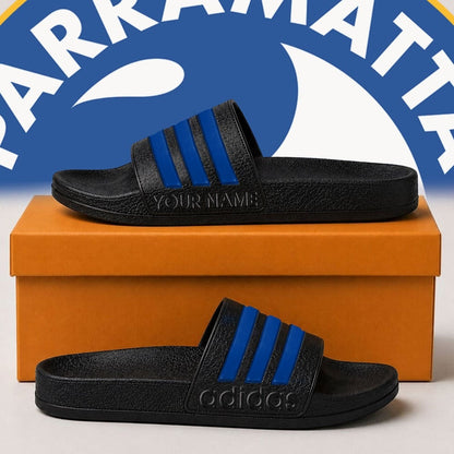 Premium NRL x PE Adidas Slide Slippers Custom Gifts For Fan - Limited Edition NDT NHM 030626