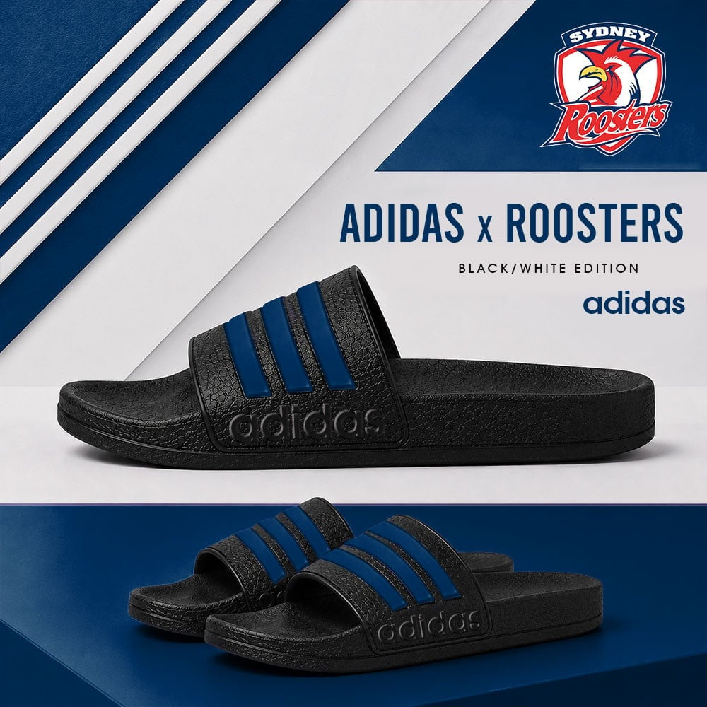 Premium NRL x SR Adidas Slide Slippers Custom Gifts For Fan - Limited Edition NDT NHM 030626