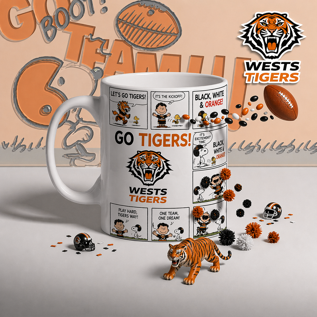 Premium NRL  x WT Peanuts Comic Mug NDT LVH 200426