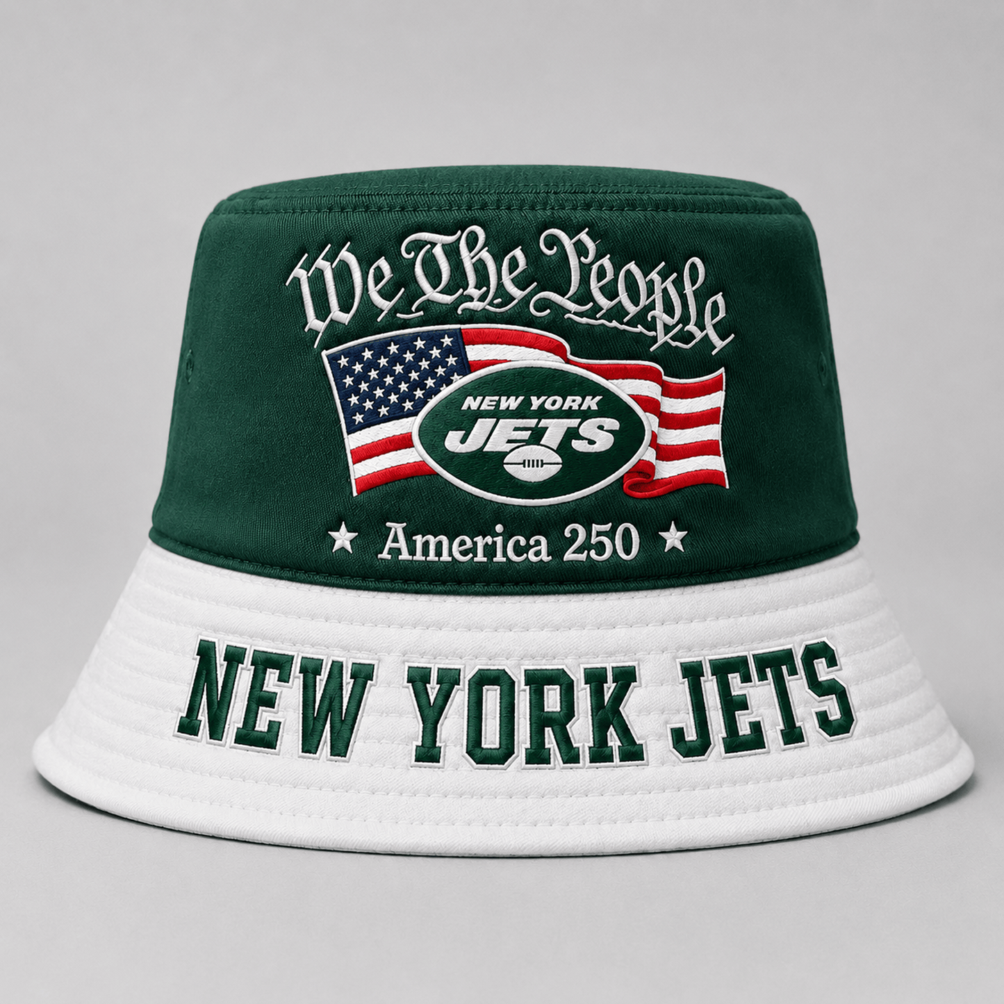 Premium NYJ x NFL America 250 Patriotic Bucket Hat 150626