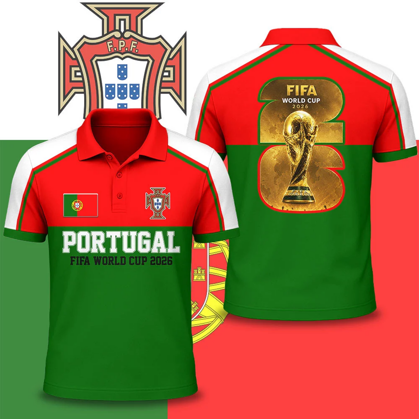 Premium Portugal WC26 National Pride Edition Polo DATND TANTD 030626