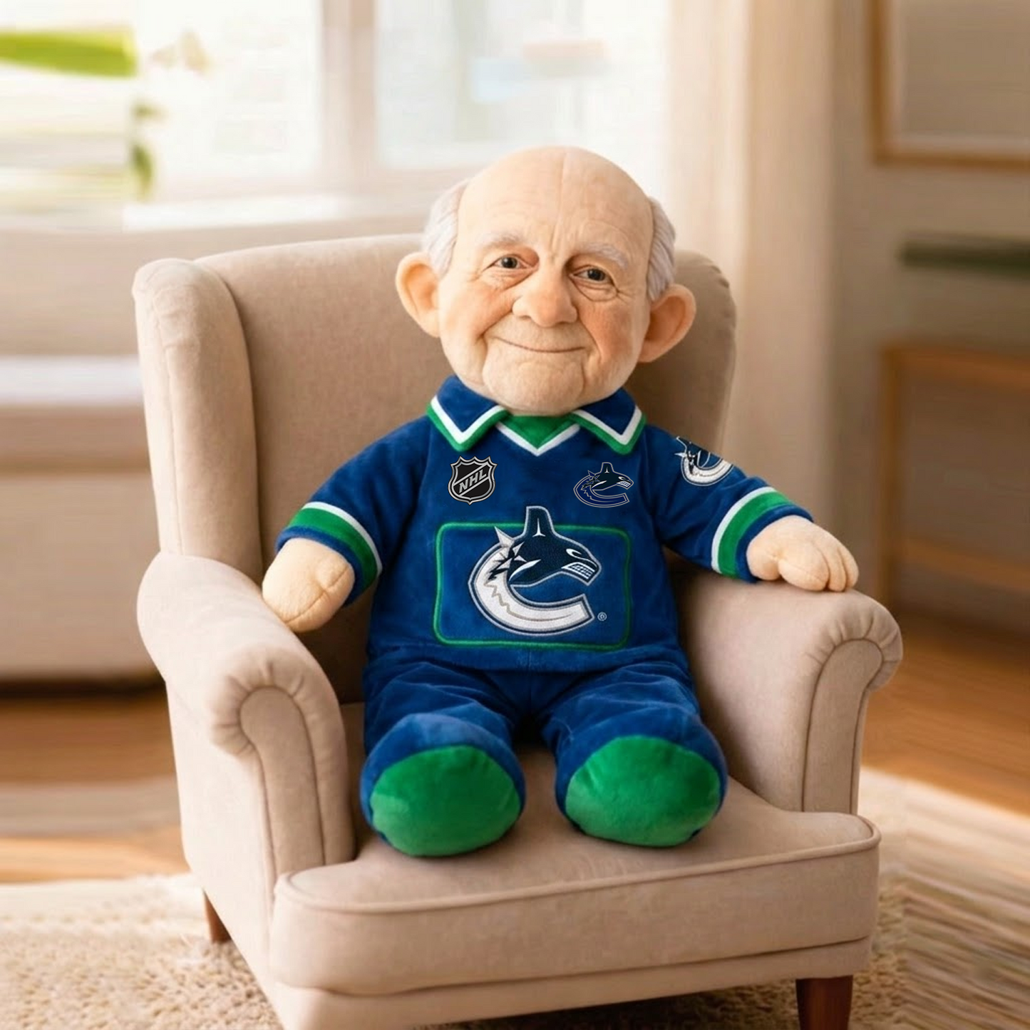 Premium VAN x NHL Grandpa Plush Mascot DATND TANTD 180426