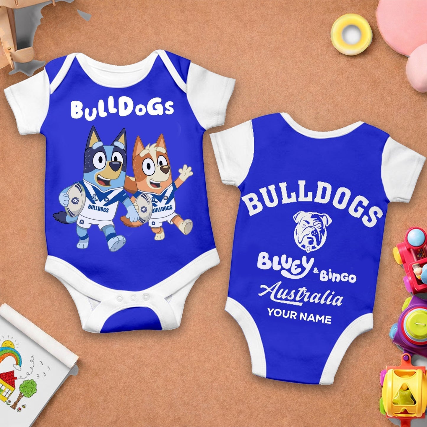 Premium x CB New Baby Romper Custom Name For Kids NDT LVH