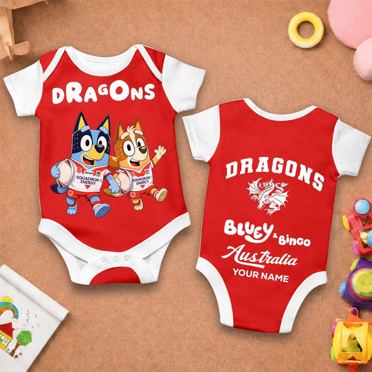 Premium x SID New Baby Romper Custom Name For Kids NDT LVH