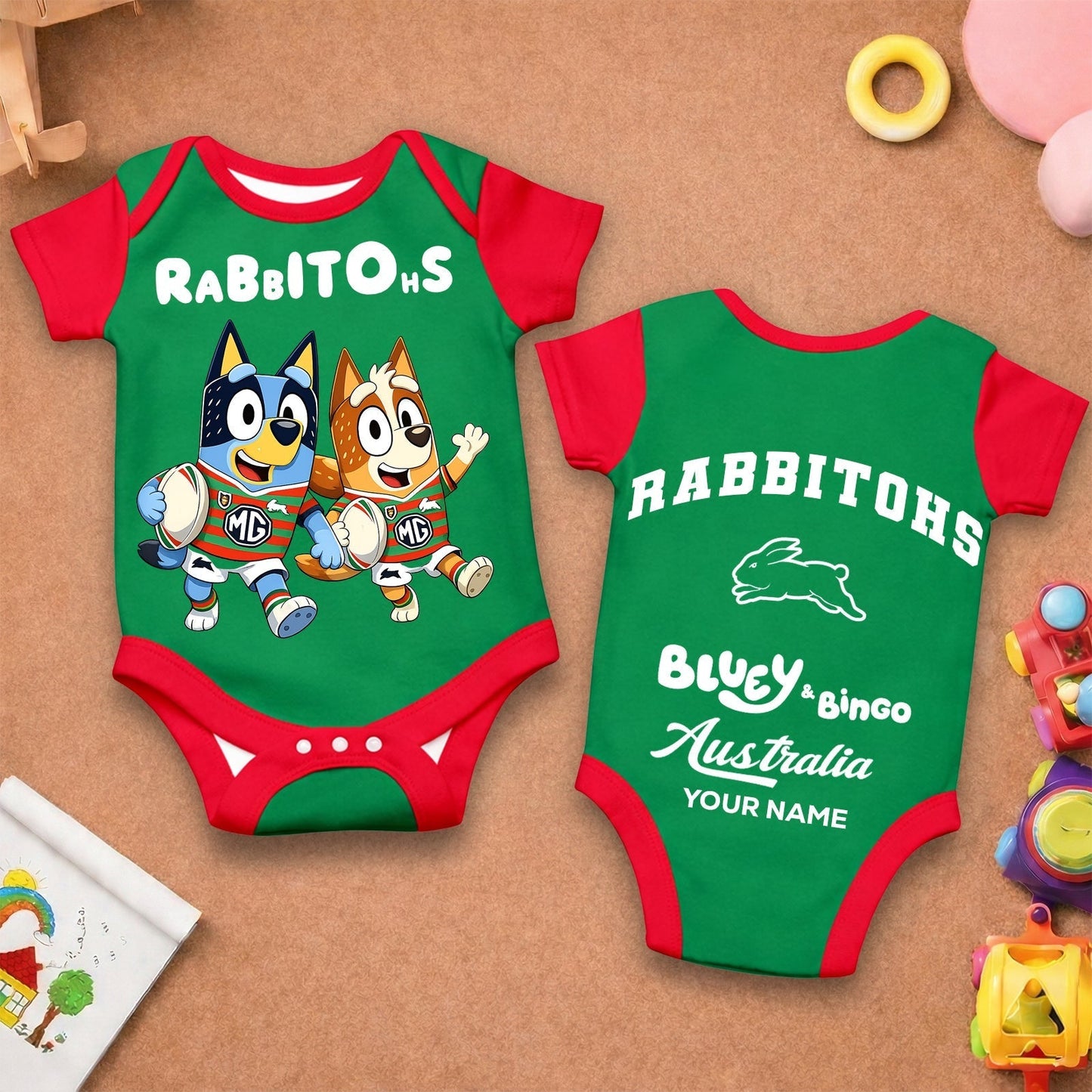 Premium x SSR New Baby Romper Custom Name For Kids NDT LVH