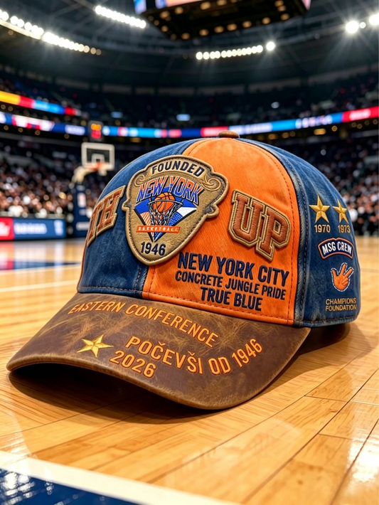 Premium NBA X NYK Game Day Streetwear V-neck HAT  NDT VHM 050626