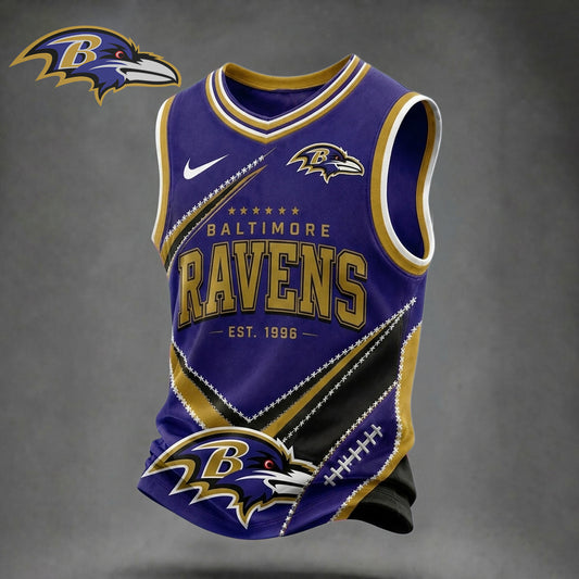 Premium NFL X BAL Game Day V-neck Tank Top Shirt NDT NHM 030626