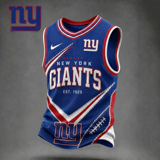 Premium NFL X NYG Game Day V-neck Tank Top Shirt NDT NHM 030626