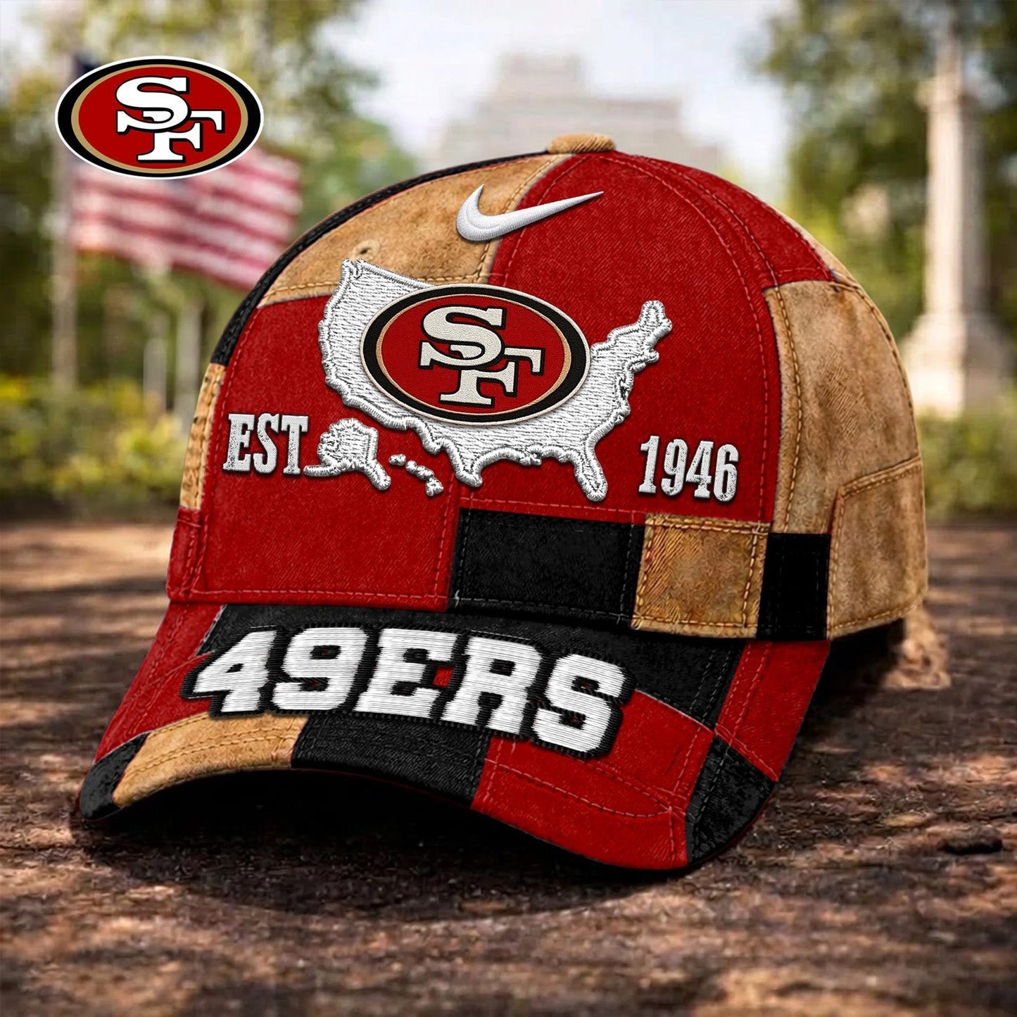 Premium NFL X SF49 Heritage Game Day Classic Cap NDT NTN 070326