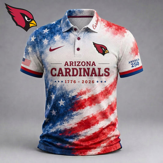 Premium NFL x ARI 250 Years Of Freedom Polo Shirt NDT NHM 150626