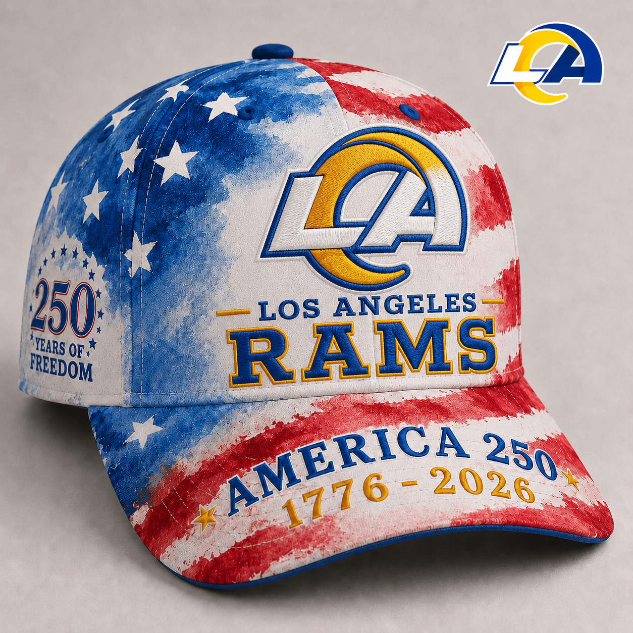 Premium NFL x LAR 250 Years Of Freedom Cap NDT NHM 110626
