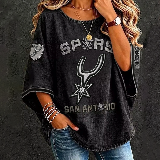 SAS x NBA Women'S Basketball Lovers Printed Top V1 0206 DatND DVT