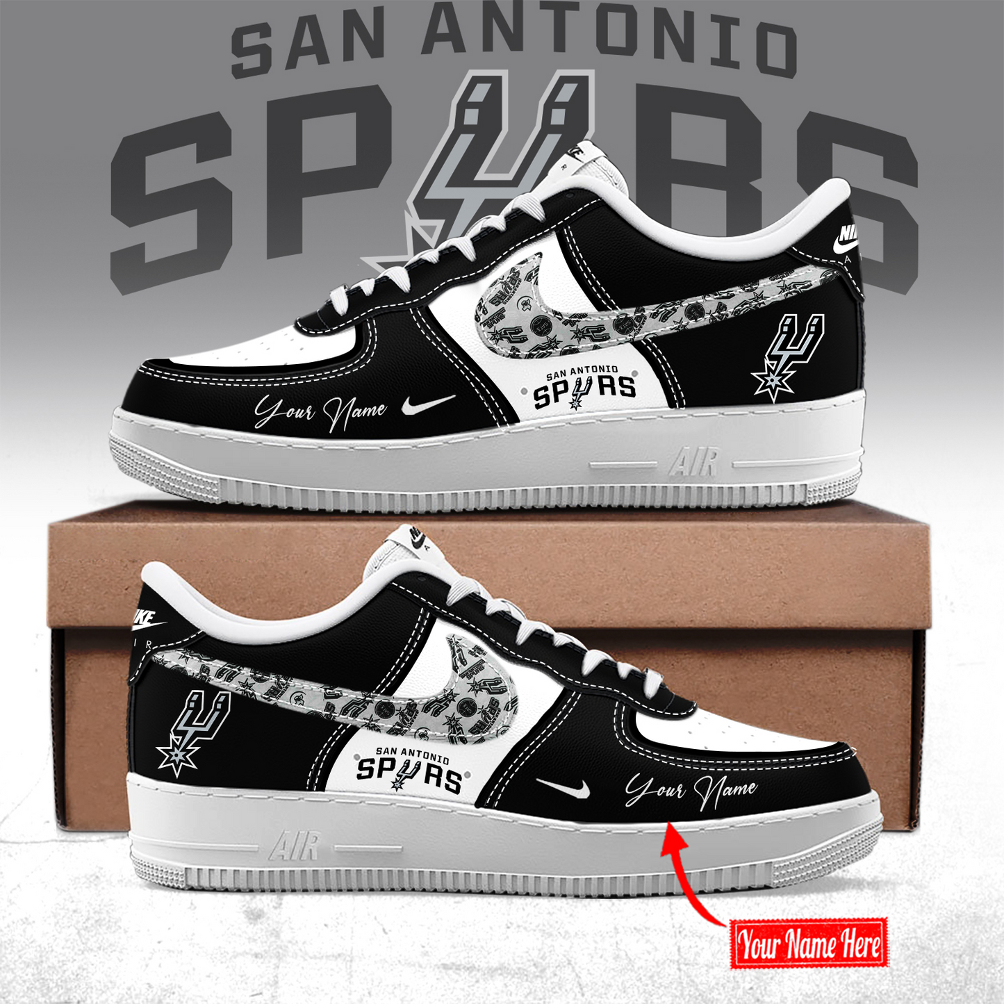 SAS x NBA Aj1 Low Play Offs 2026 V1 DATND TANTD 020626