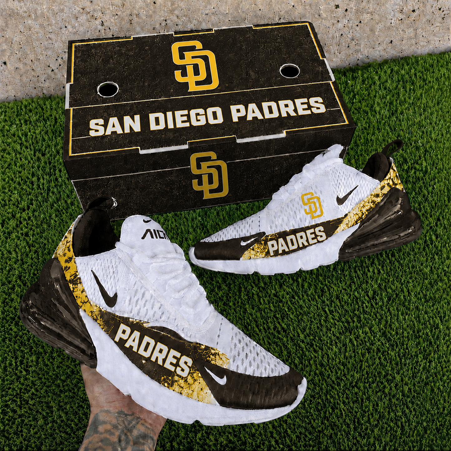 SD x MLB Nike Air Max 270 Shoes 1905 DatND DVT