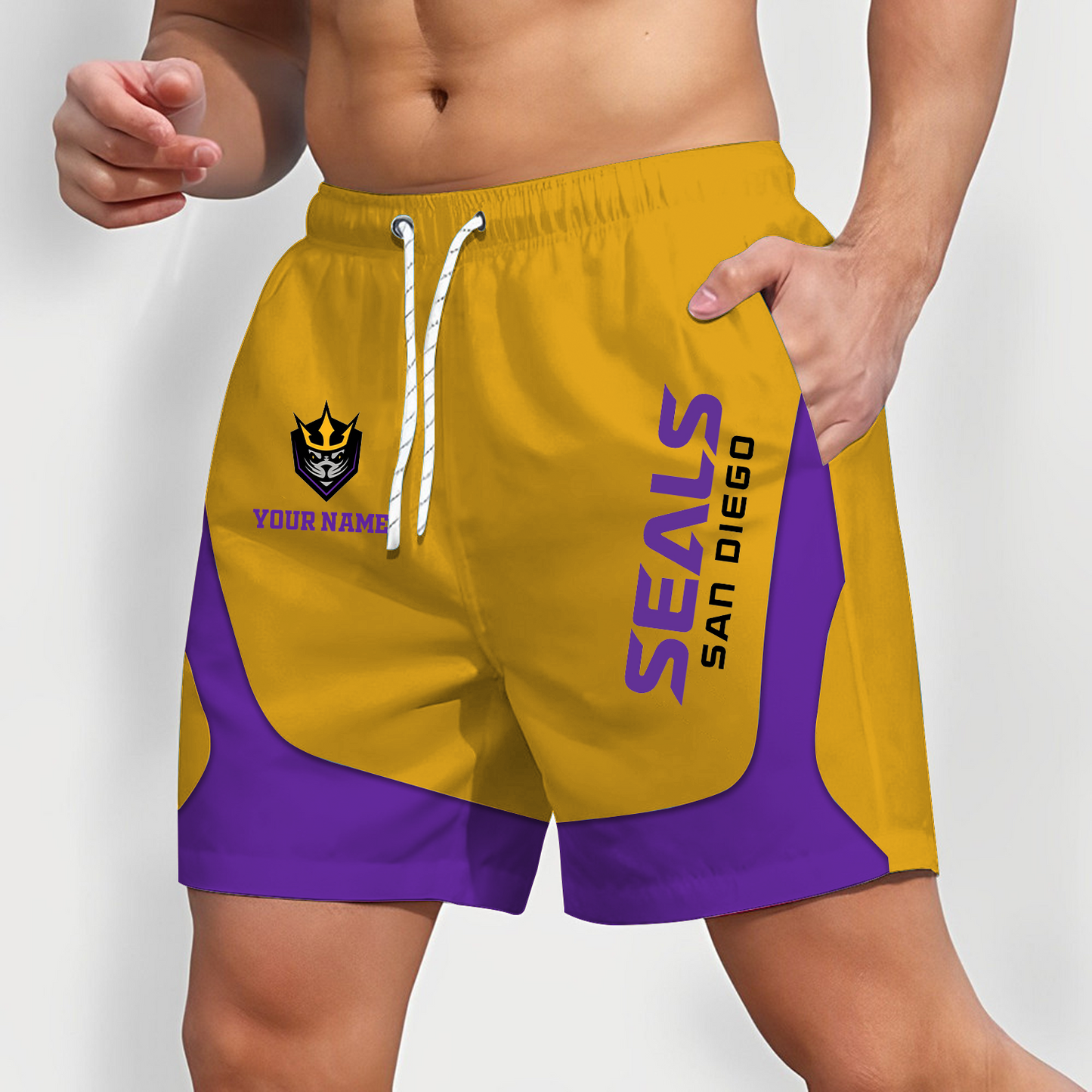 SD x NLL Team Special Short Pants For Men Custom Name Gifts DATND TANTD 270426