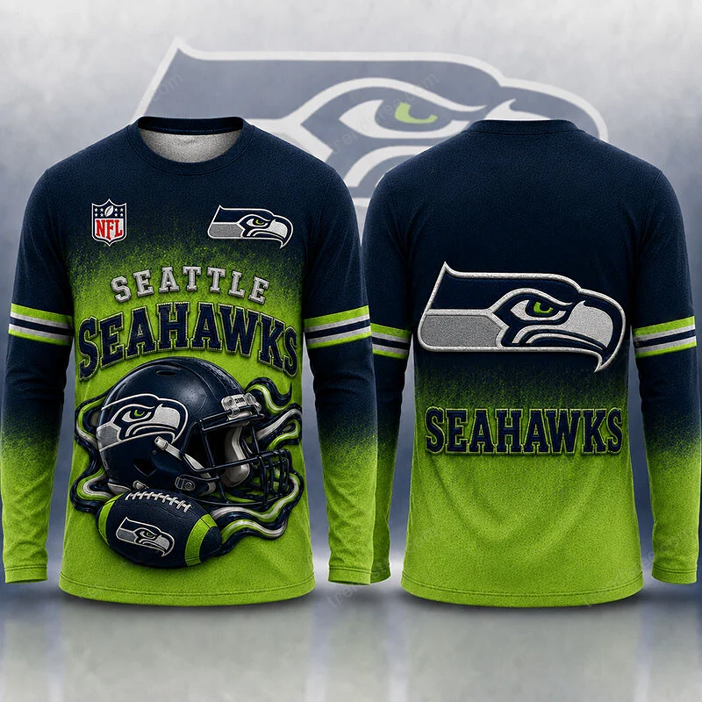 SEA x NFL 3D Shirt 1805 DatND DVT