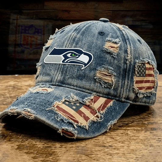 SEA x NFL Denim Washed Cap V2 2805 DatND DVT