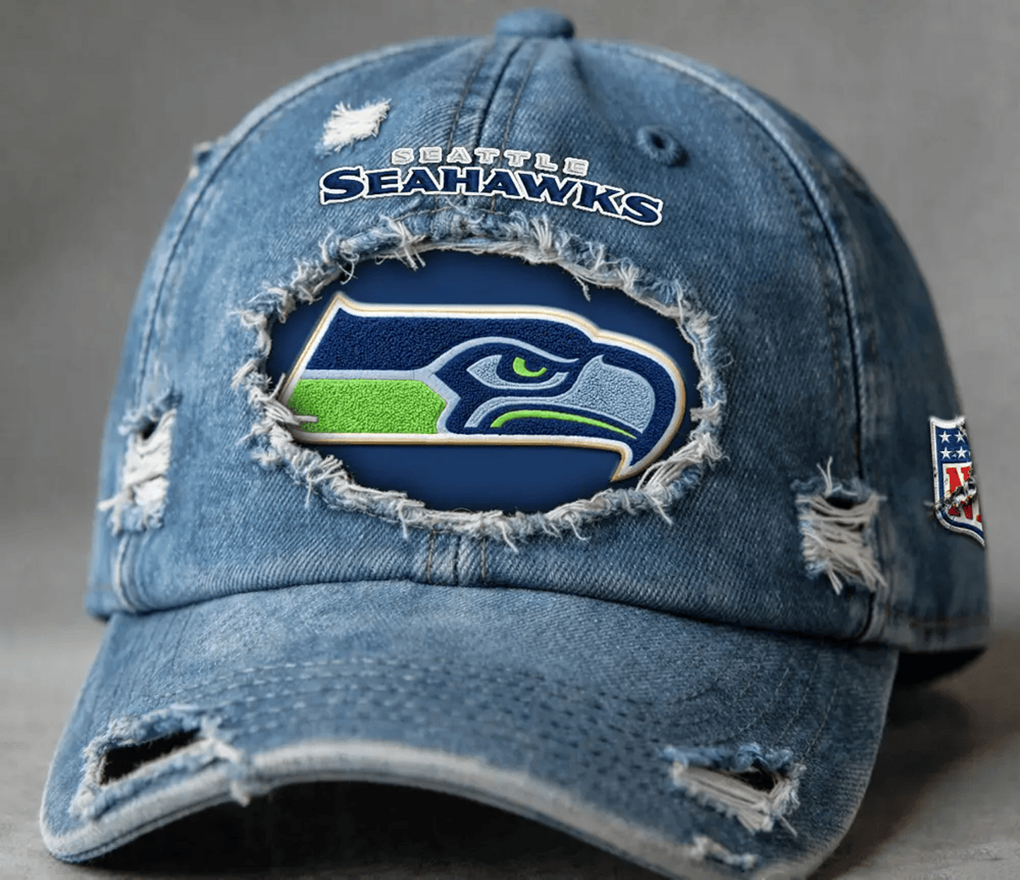 SEA x NFL Denim Washed Cap V3 2805 DatND DVT
