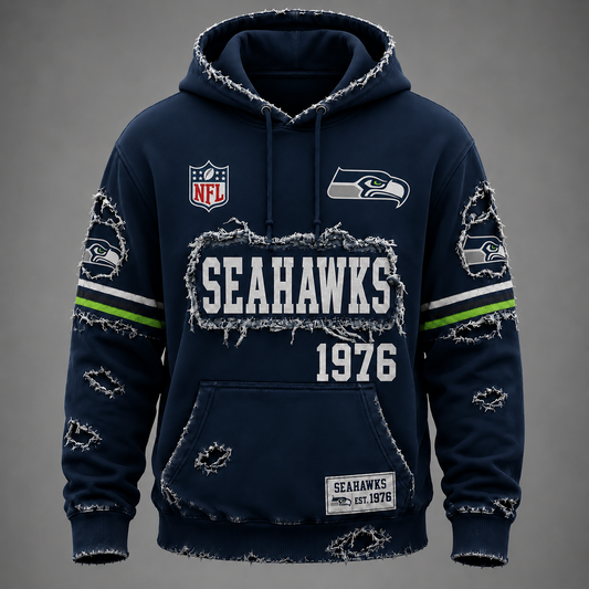 SEA x NFL Distressed Premium Hoodie 0906 DatND DVT