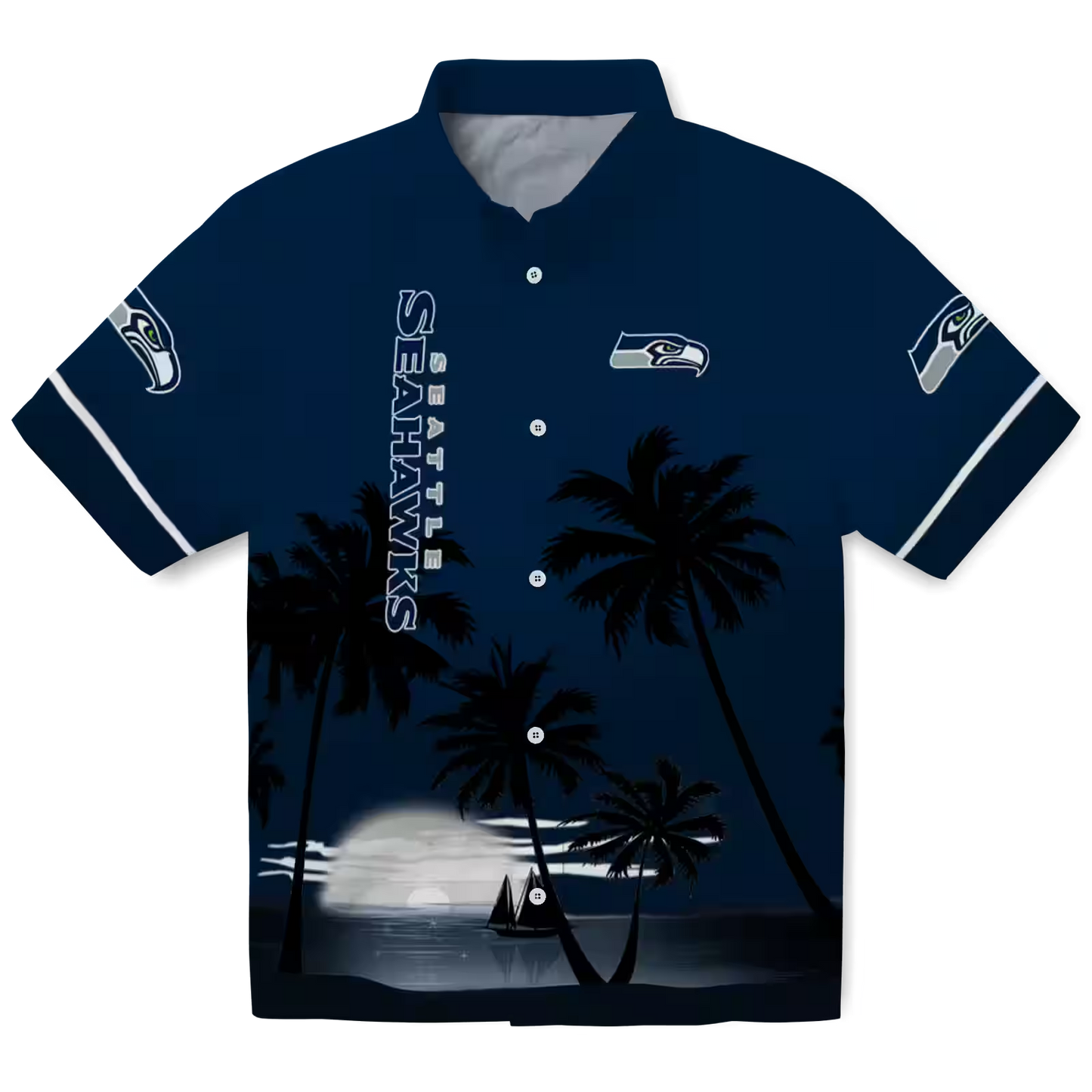SEA x NFL Hawaiian Shirt – Beach Sunset DATND TANTD 270526