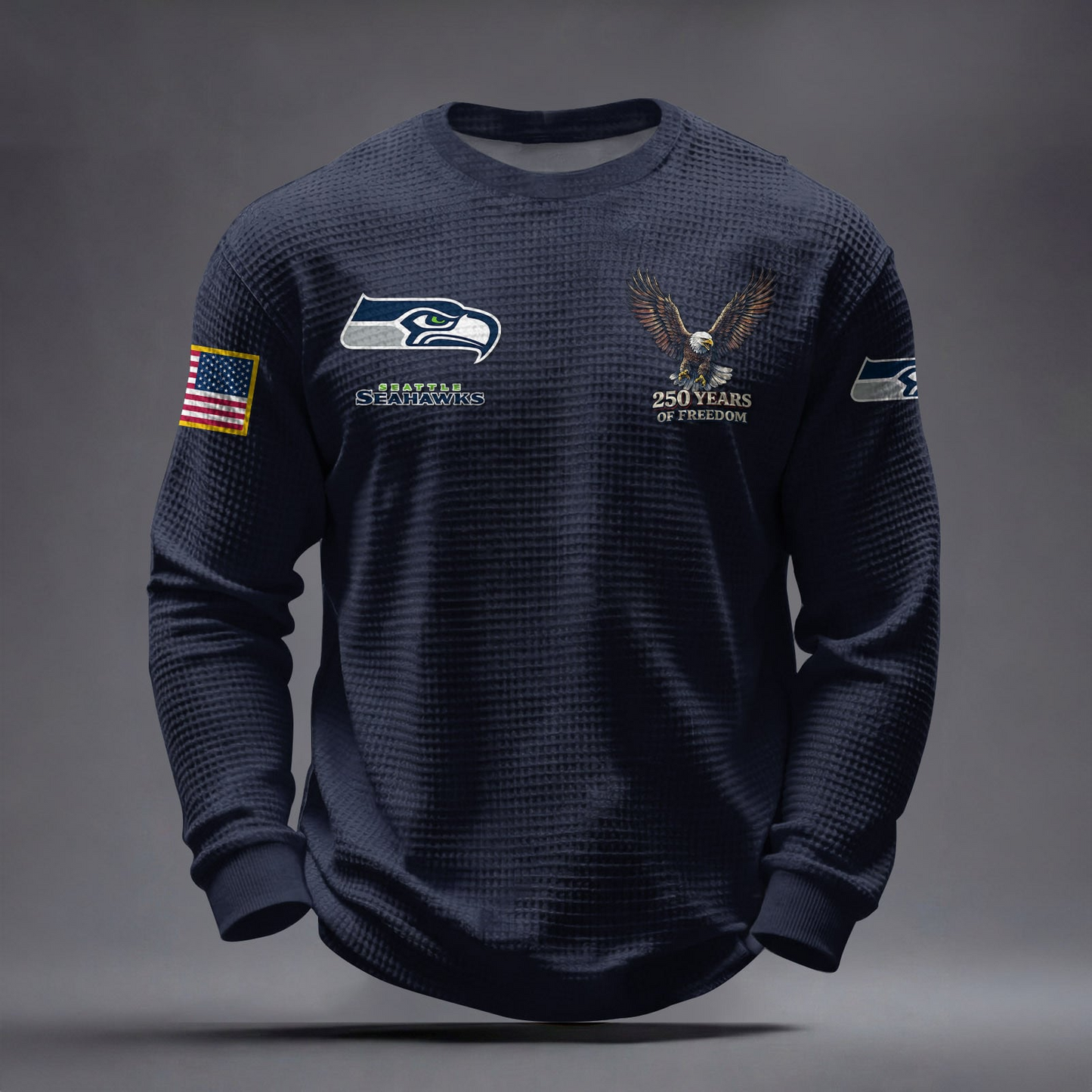 SEA x NFL Waffle Sweatshirt DatND DVT