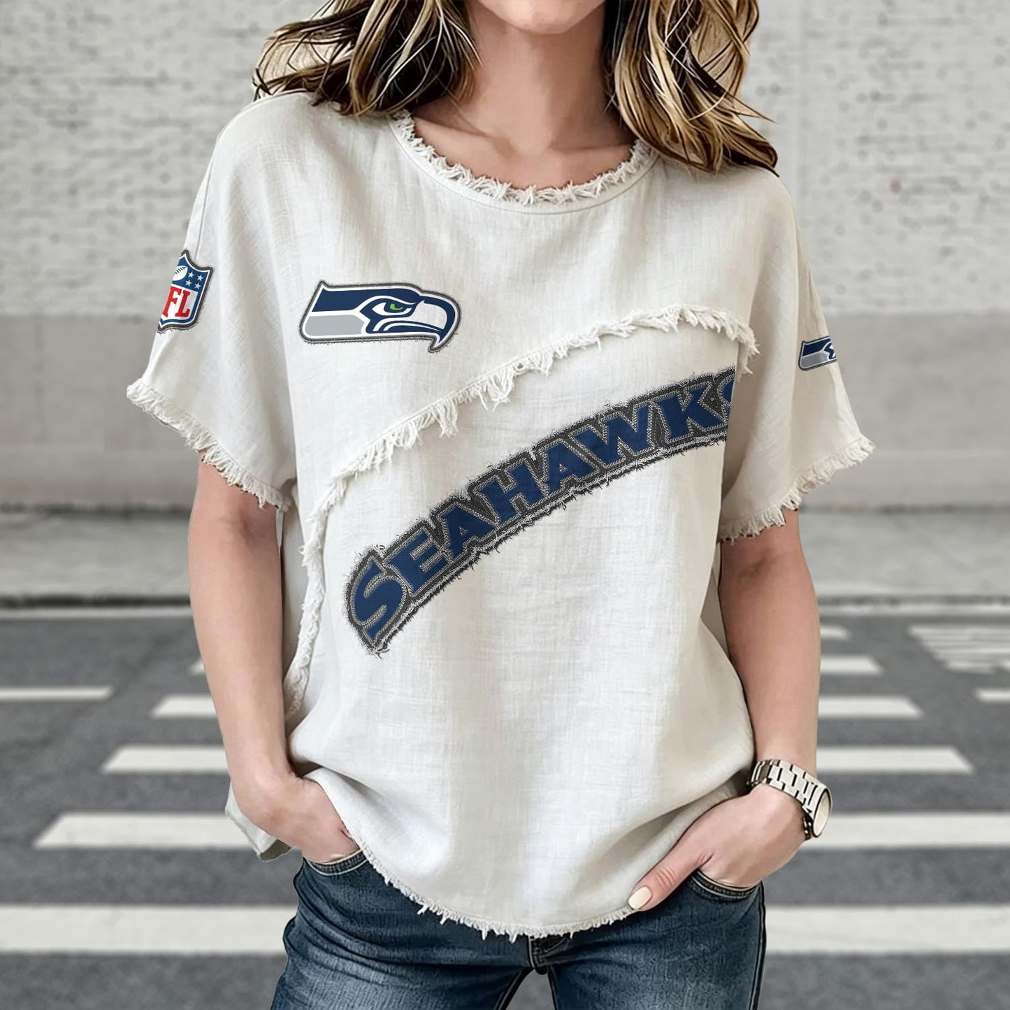 SEA x NFL Women’s Vintage O-Neck 2905 DatND DVT
