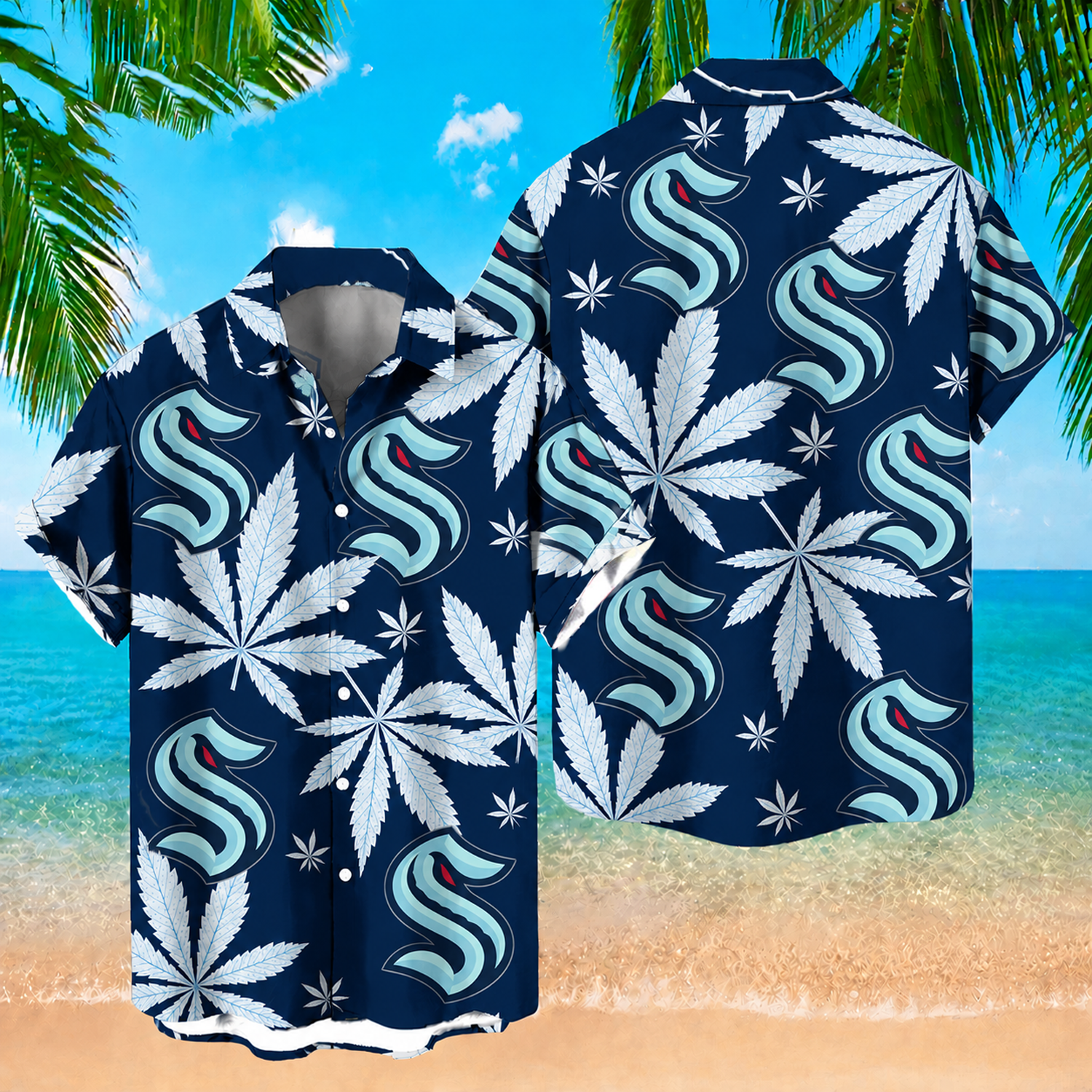 SEA x NHL Hawaiian Shirt 1605 DatND DVT