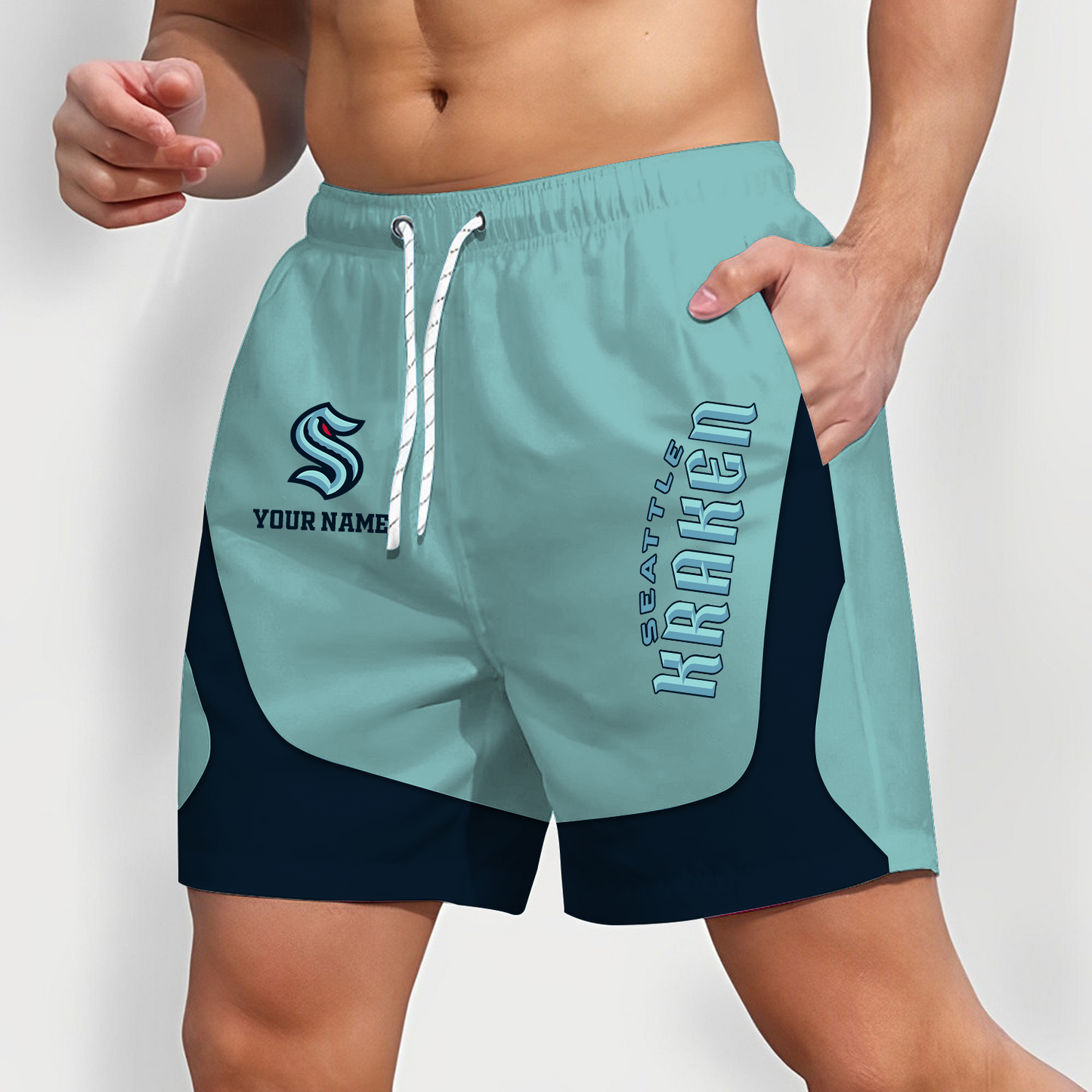 SEA x NHL Team Special Short Pants For Men Custom Name Gifts DATND TANTD 090426