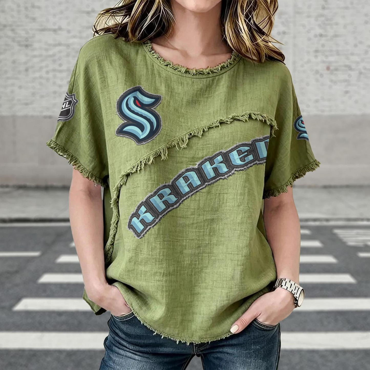 SEA x NHL Women’s Vintage O-Neck 2905 DatND DVT