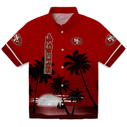 SF x NFL Hawaiian Shirt – Beach Sunset DATND TANTD 270526