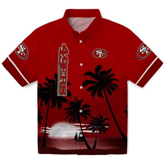 SF x NFL Hawaiian Shirt – Beach Sunset DATND TANTD 270526