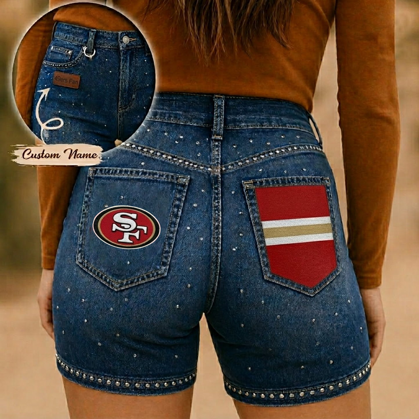 SF x NFL Premium High Waisted Biker Shorts 0905 DatND DVT