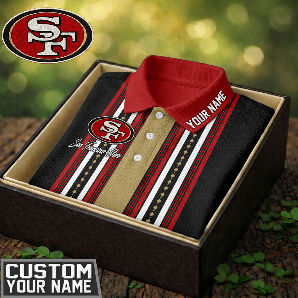 SF49 Premium NFL Legacy Sport Custom Polo DDT NTL