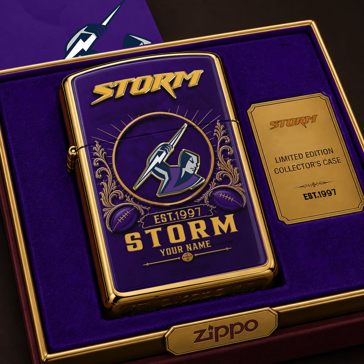 SIGNATURE NRL  X MS Zippo Case Limited Edition NDT VHM 250526