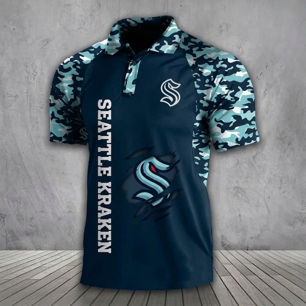 SK x NHL Premium Camouflage Polo DDT TTTZ