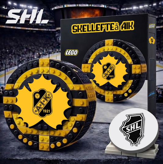 SKE  x SHL Hockey 3D Puck Building Block Set Limited Editions NDT VHM 130426