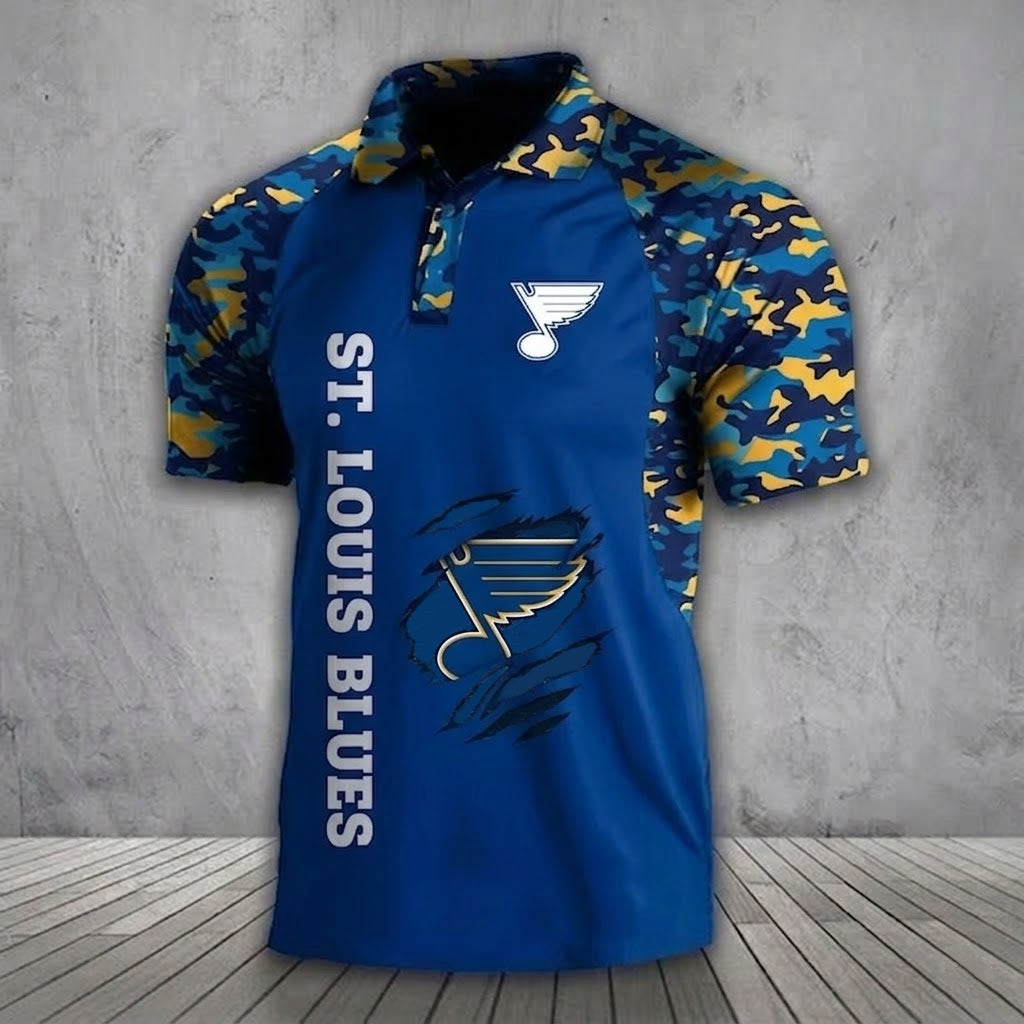 SLB x NHL Premium Camouflage Polo DDT TTTZ