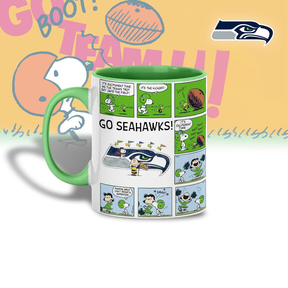SS Premium NFL Peanuts Comic Mug DDT  CTND