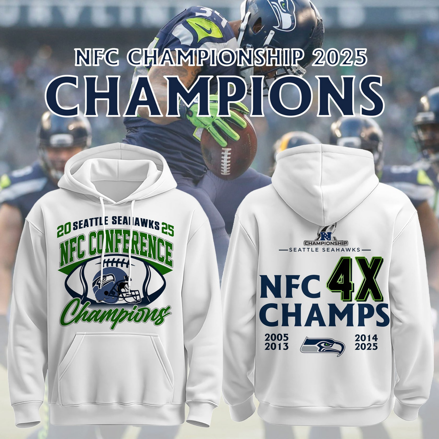 SS x NFL 2025 NFC Conference Champions V2 Shirt DDT NTL