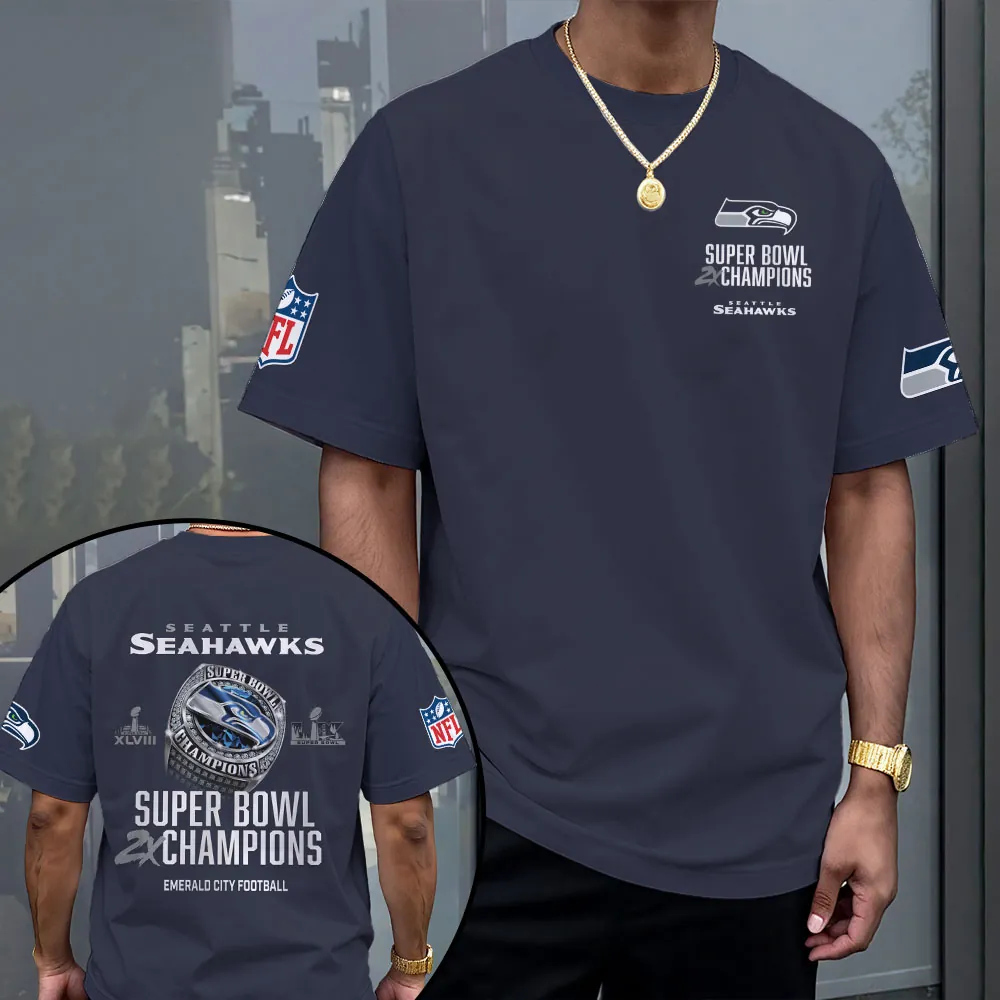 SS x NFL Super Bowl LX Champions V46 3D Shirt DDT NTL