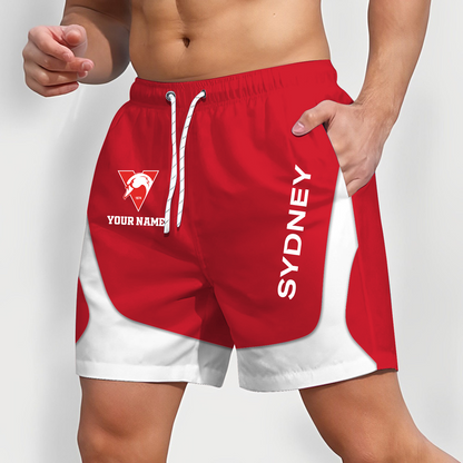 SYD x AFL Team Special Short Pants For Men Custom Name Gifts DATND TANTD 070426