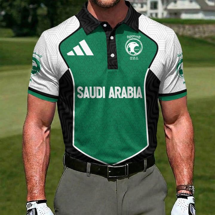 Saudi Arabia x World Cup 2026 Classic Polo Shirt DDT NTL